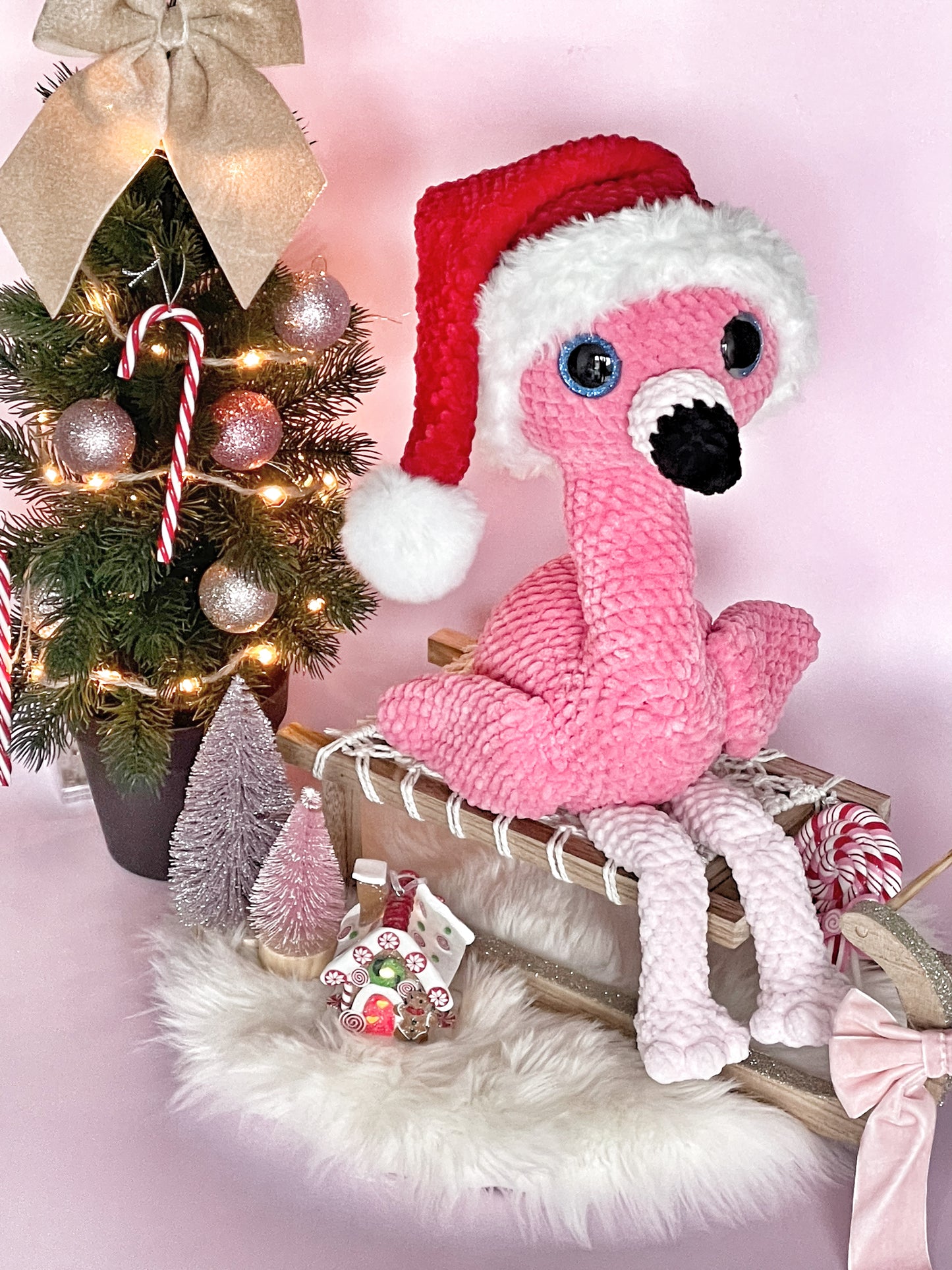 Christmas Flamingo