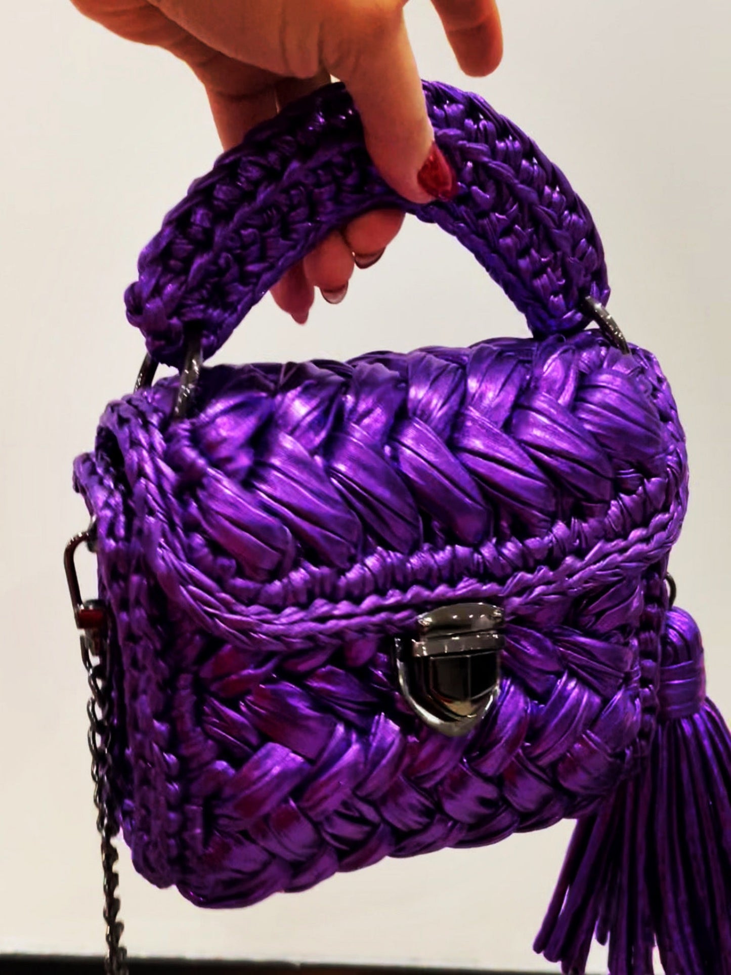 Metallic bag Rio