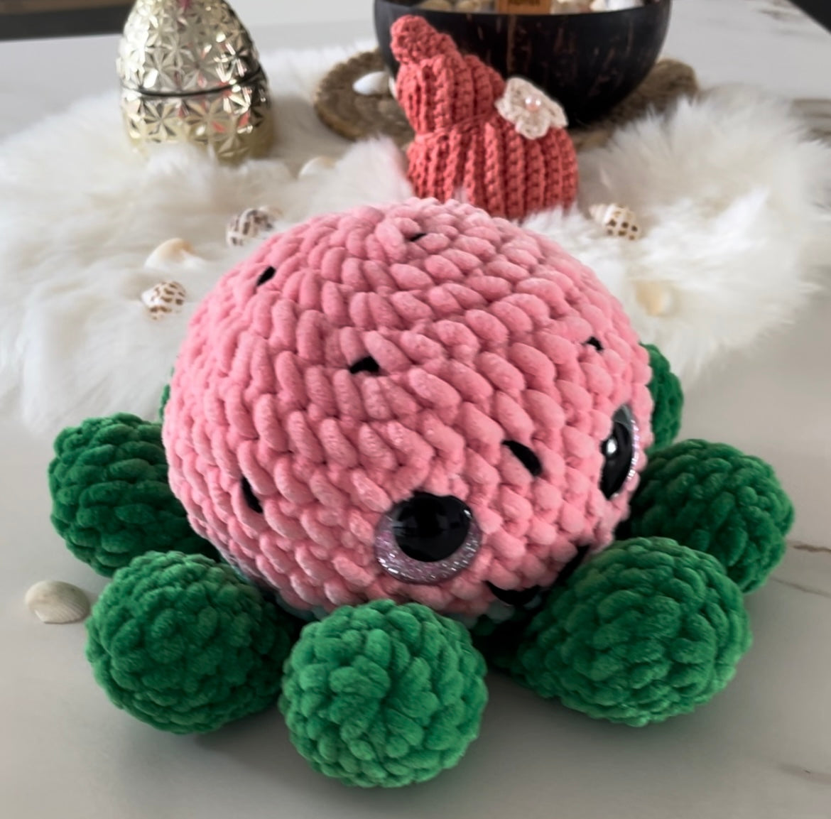 Watermelon Octopop PDF PATTERN