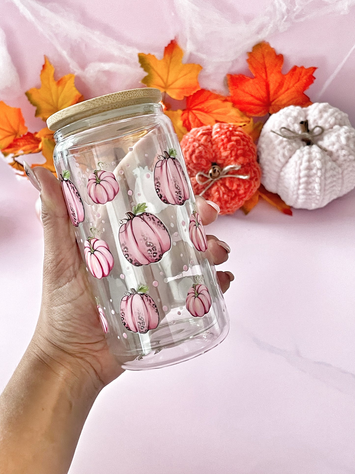 Pumpkins Lava & Glitter Snowglobe Tumblers