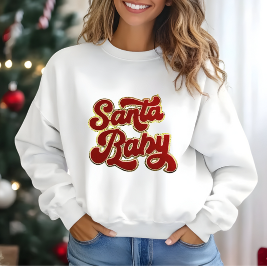 Santa Baby Sweater (Red)