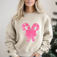 Pink candy cane Sweater