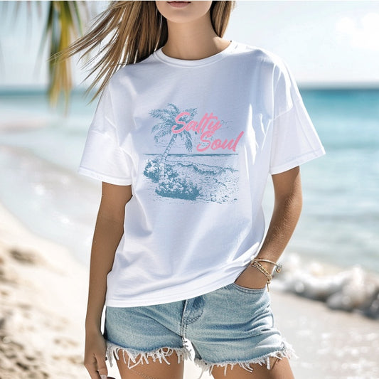 Summer T shirt Salty Soul