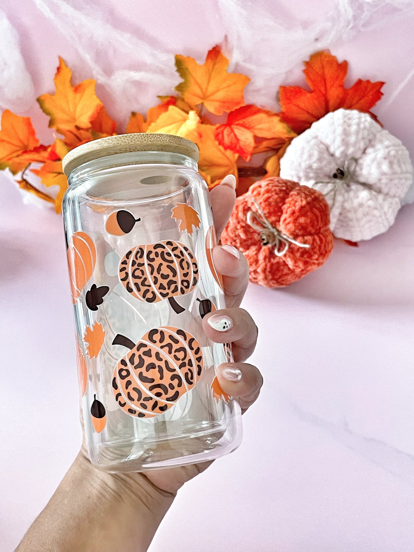 Pumpkins Lava & Glitter Snowglobe Tumblers