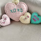 Candy heart cushion