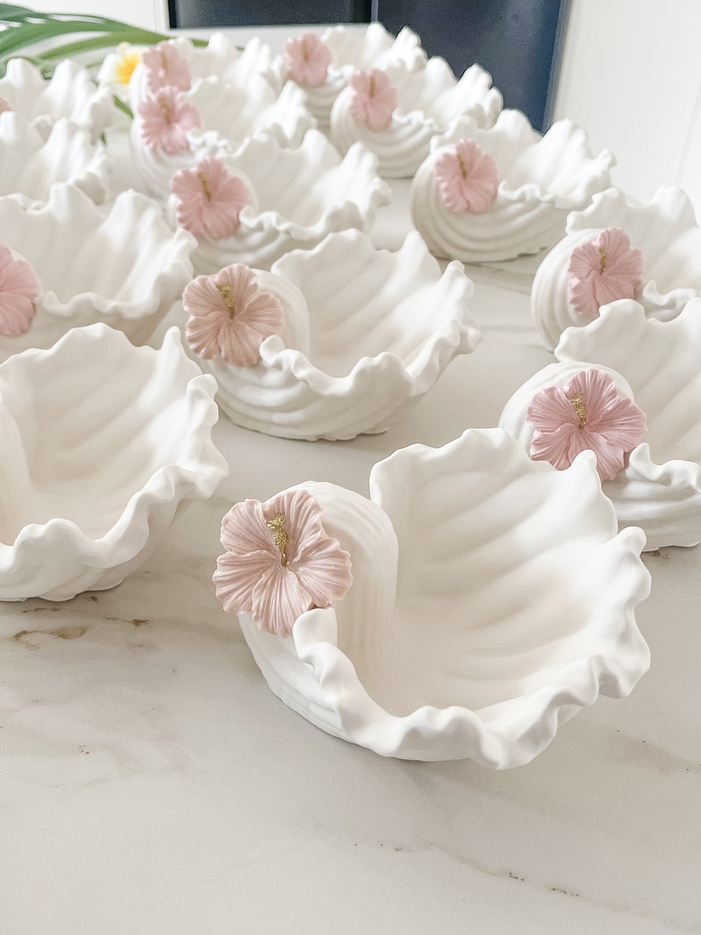 Summer Shell Decor Vessel