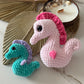 Seahorse plushie