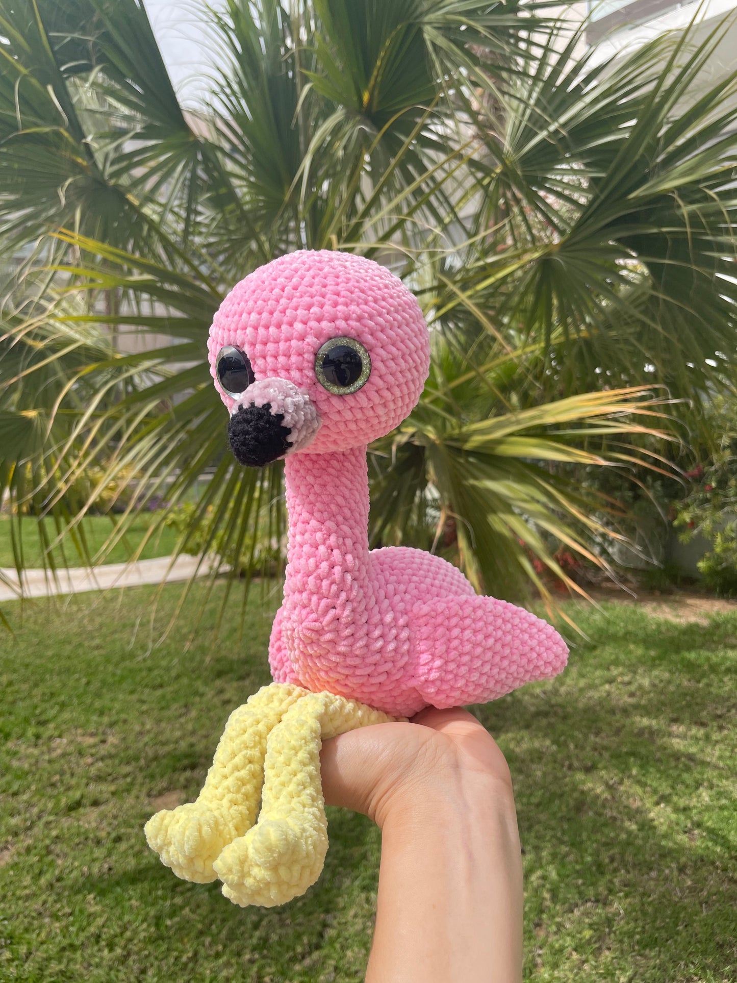 Flamingo plushie