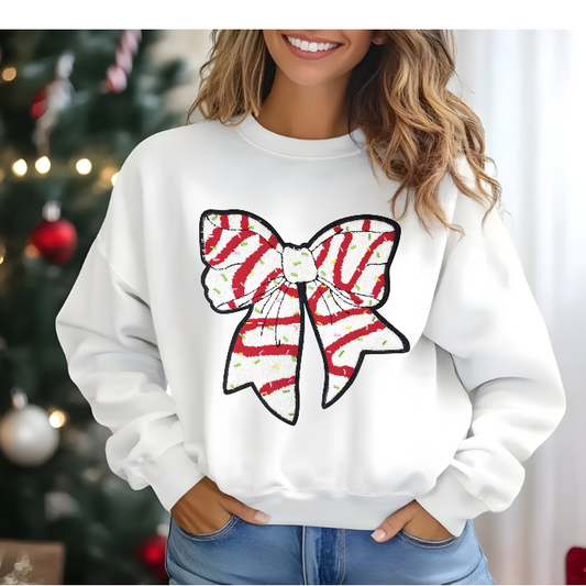 Cake Bow Sweater (with black edge)