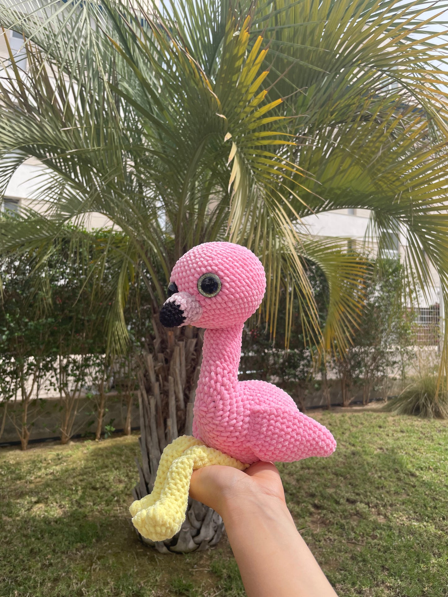 Flamingo plushie