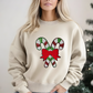 Red and green candy cane Sweater