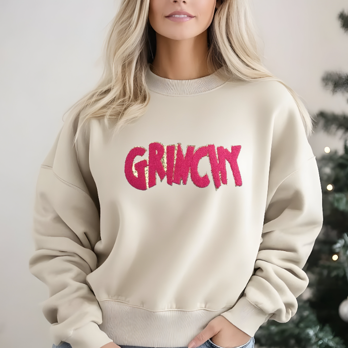 Grinchy Sweater (Pink)