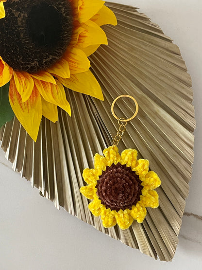 Sunflower Keychain