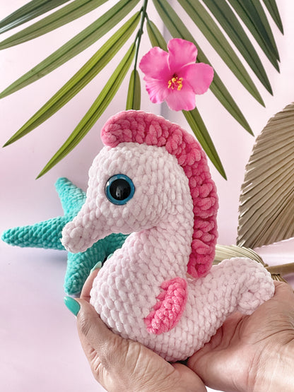 Seahorse plushie