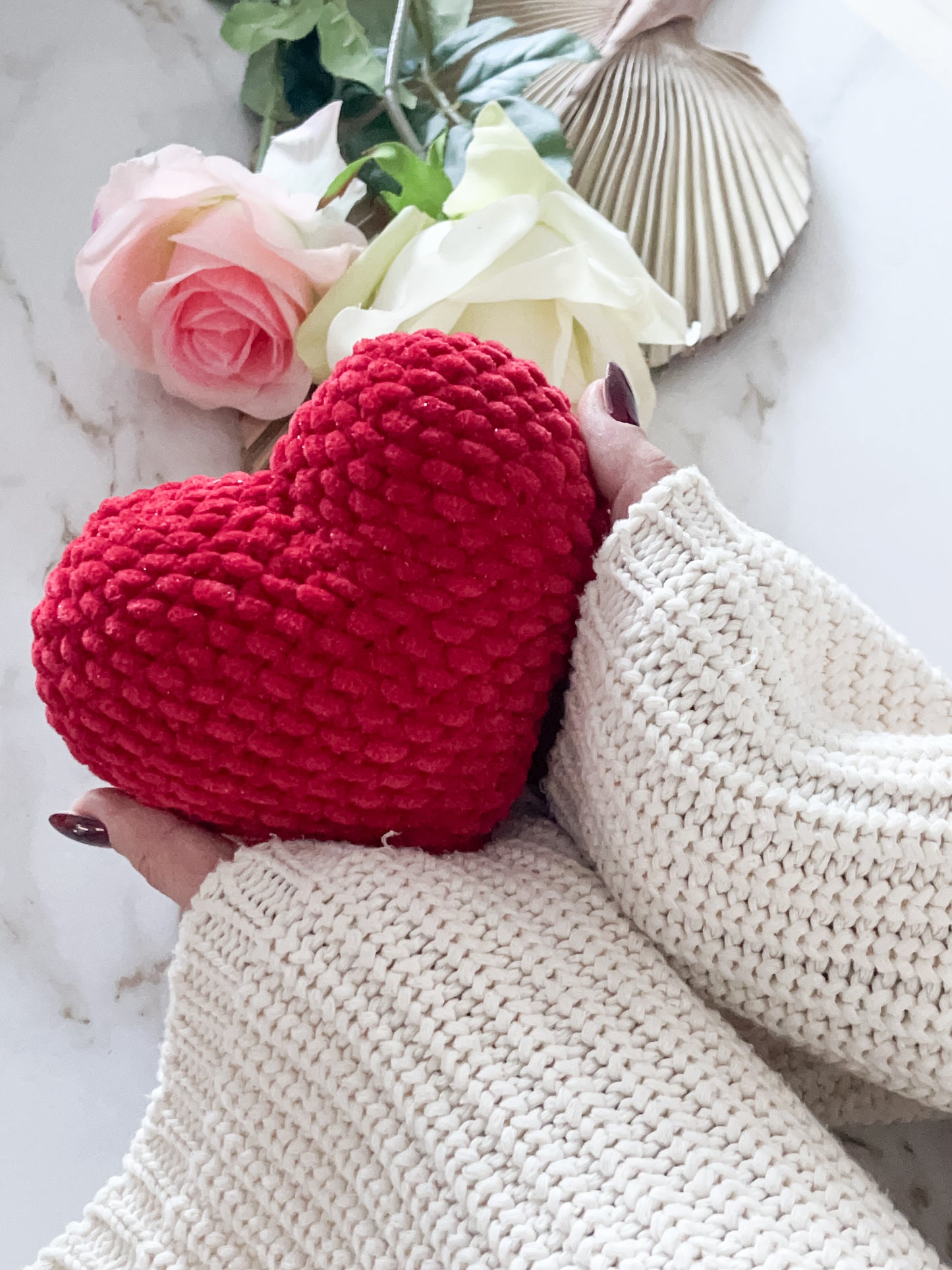 Mini Crocheted Heart – Handmade Decorative Piece