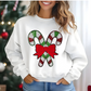 Red and green candy cane Sweater