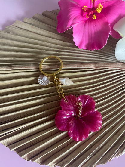 island Bloom keychain