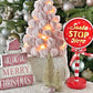 Xl Pink Fluffy Christmas Tree with Lights