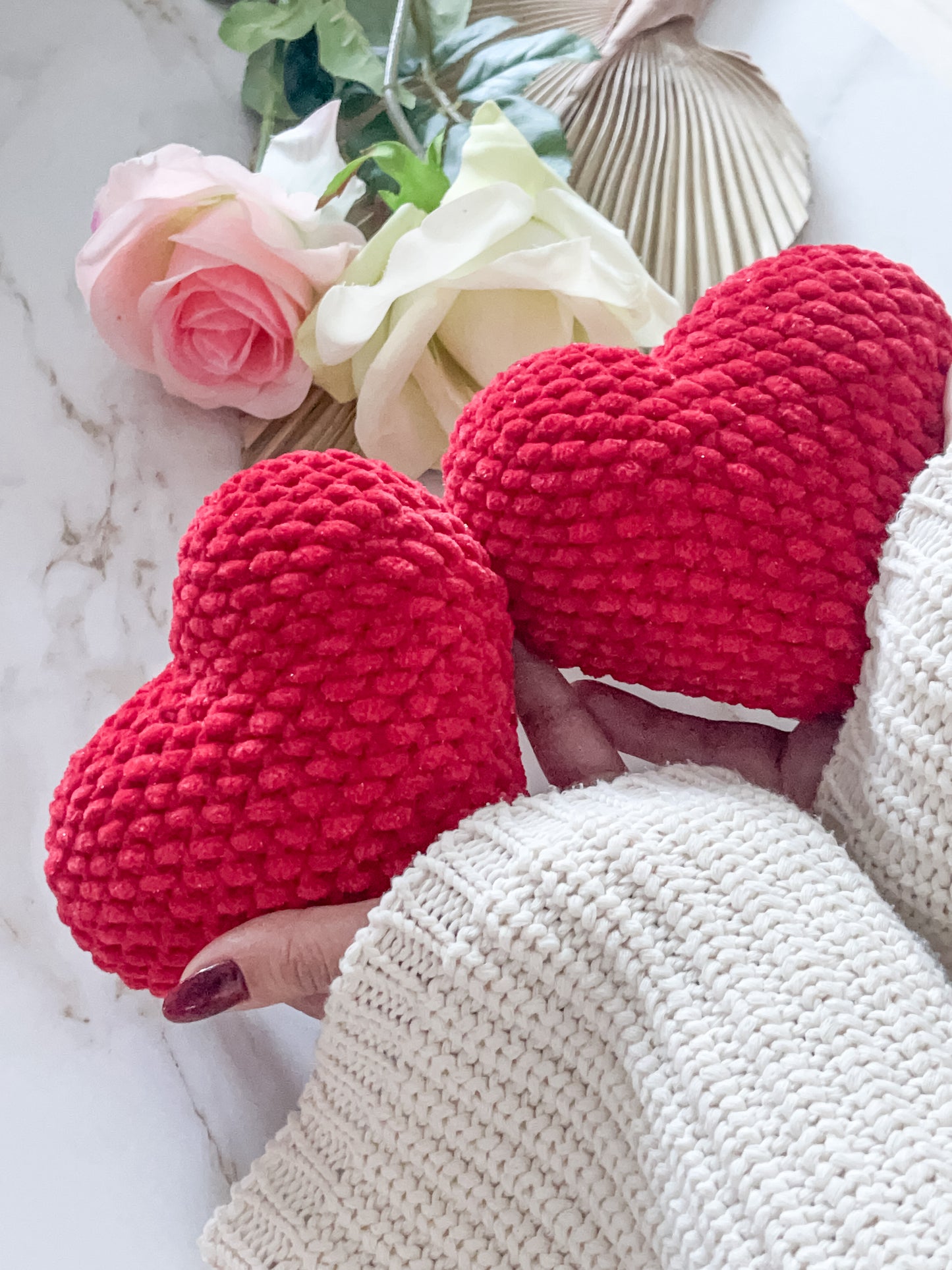 Mini Crocheted Heart – Handmade Decorative Piece