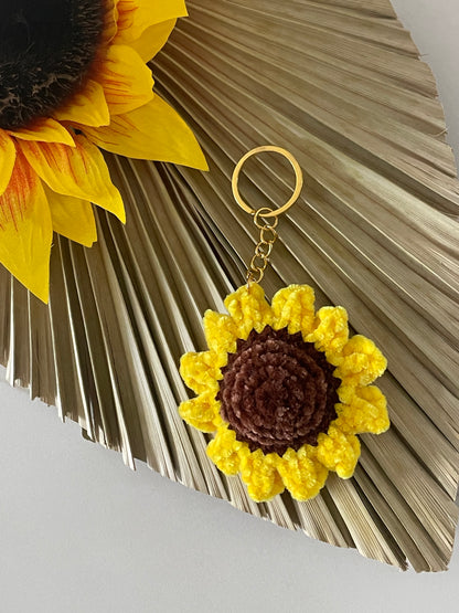Sunflower Keychain