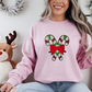 Red and green candy cane Sweater