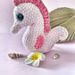 Seahorse plushie