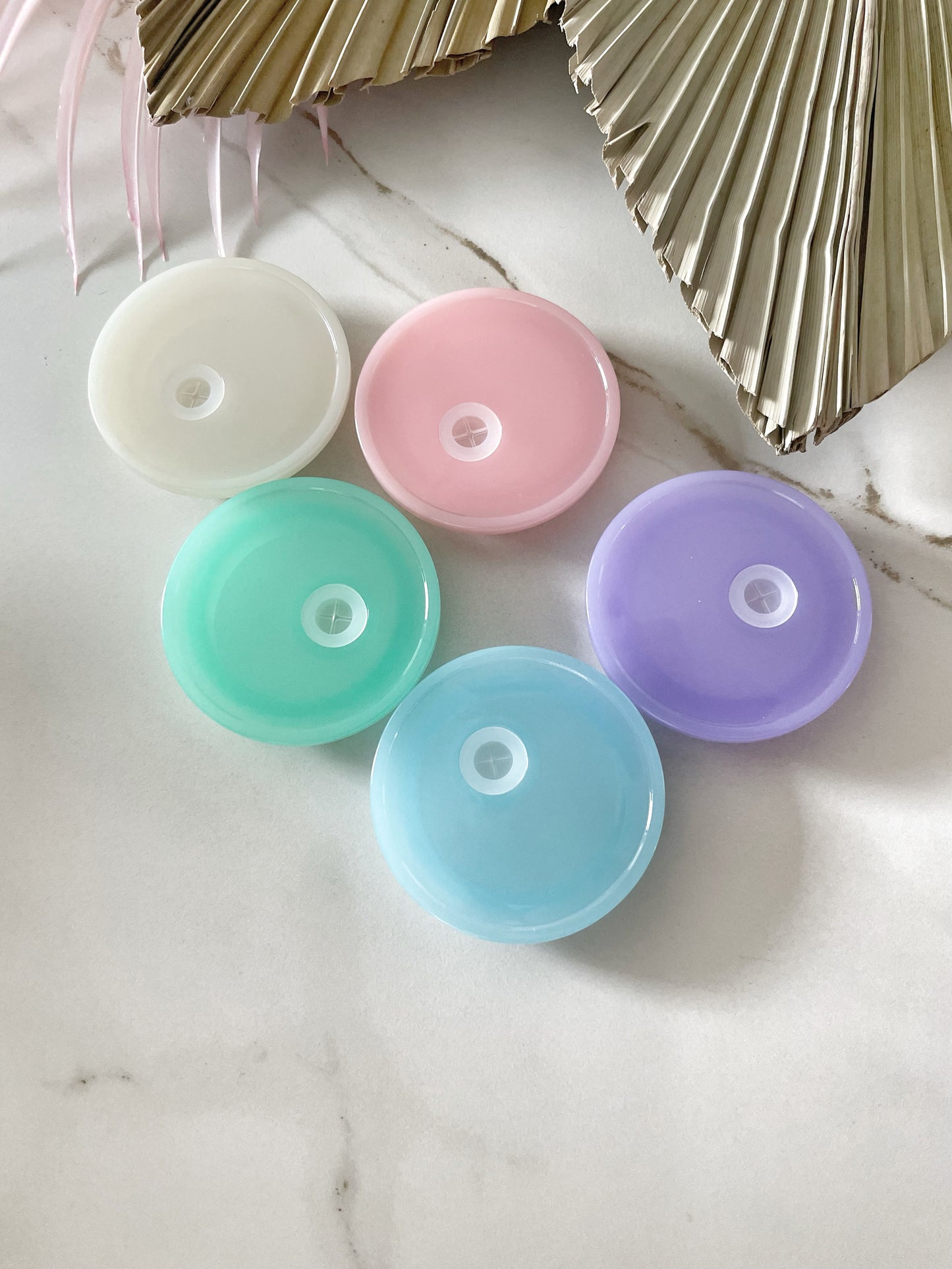 Colorful Plastic Tumber Lids   (only for large tumblers)