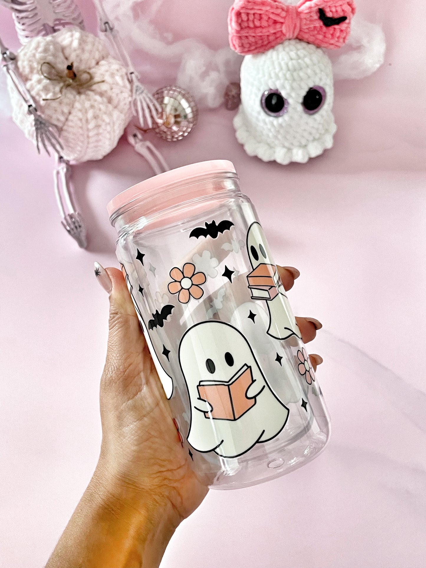 Ghouls Lava & Glitter Snowglobe Tumblers