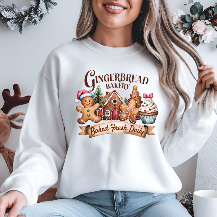 Gingerbread Bakery Christmas Sweater – Limited Edition | La Maison Neubauer