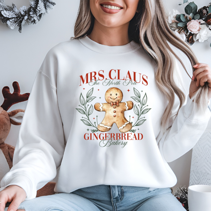 Mrs Claus Gingerbread Bakery Sweater – Limited Edition | La Maison Neubauer