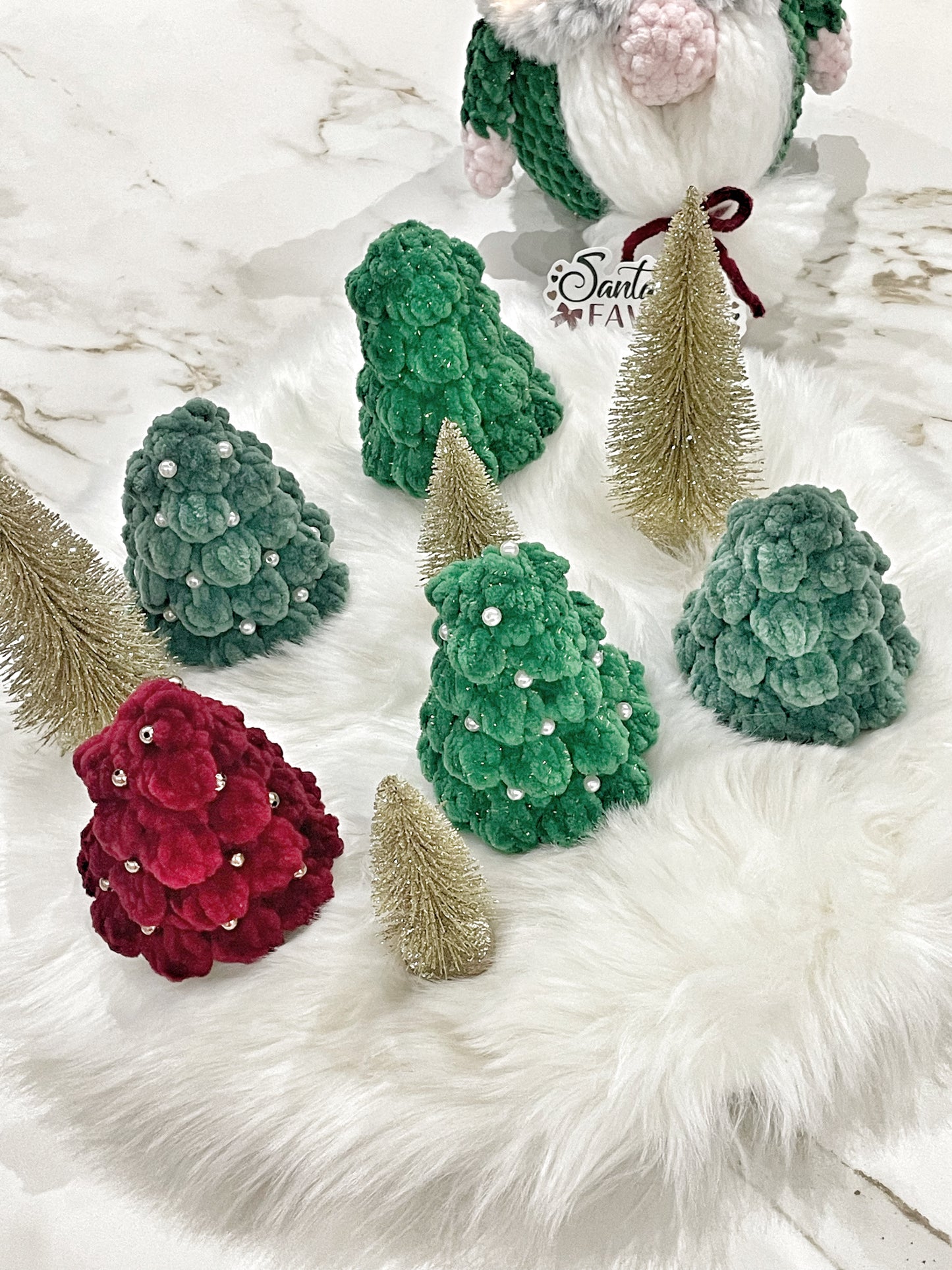 Crocheted Christmas tree