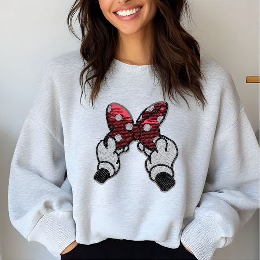 Minnie hands  sweater