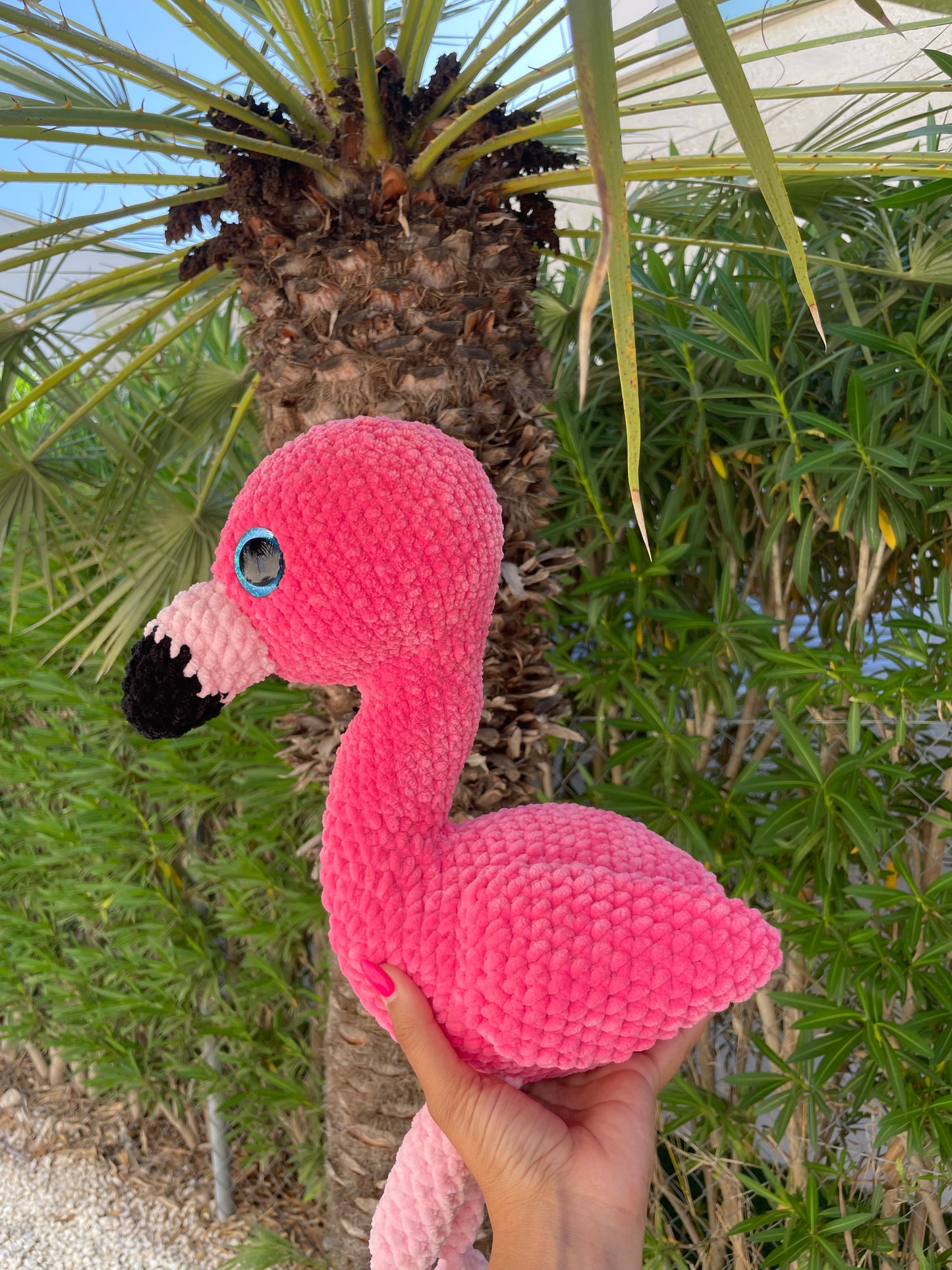 Flamingo plushie