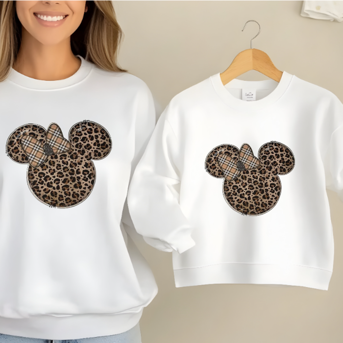 Minnie leopard KIDS Sweater