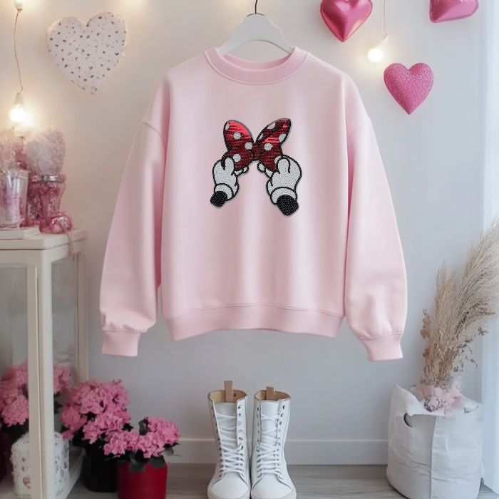 Minnie hands  sweater